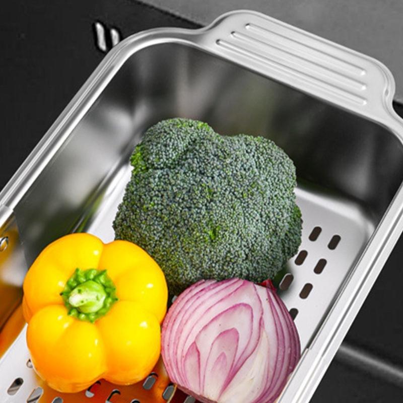 Basket Steel 13.58 17.4 foot modifiable Length Strong 30kg Load Fast Draining Rack