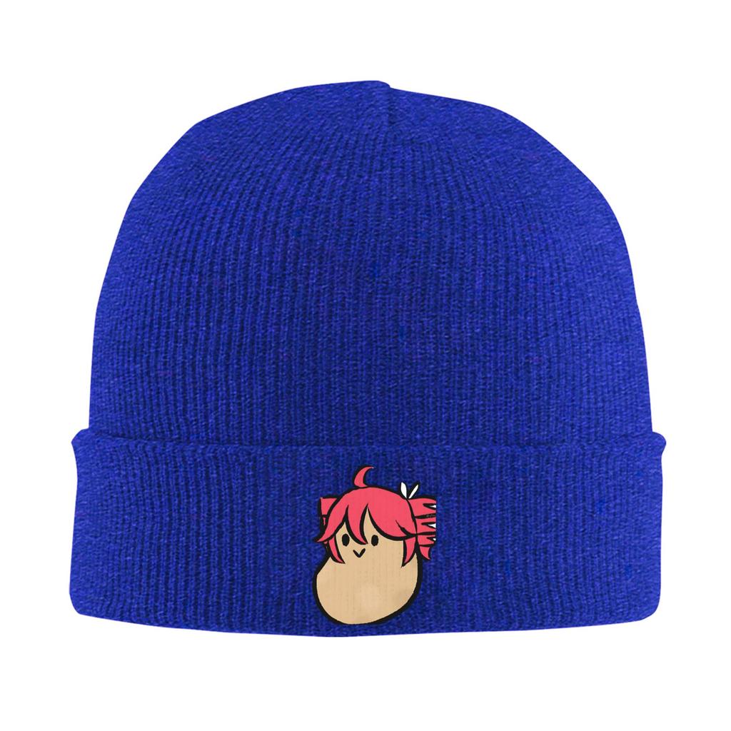 Triple Baka Kasane Teto  Beanie Hats  Bonnet Hats Men Women Street Y2K Outdoor Sport Knit Hat Autumn Custom Head Wrap Caps