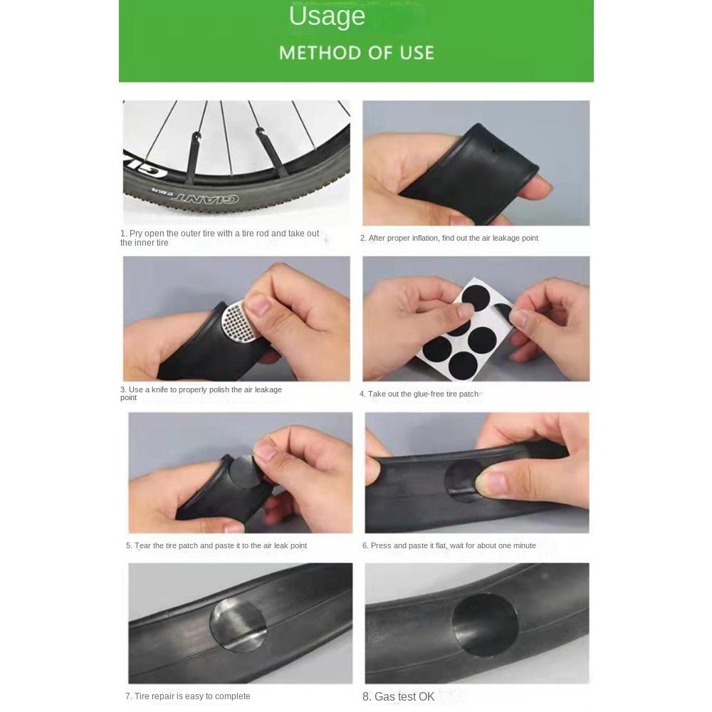 Bicycle Tire Combination Bicycle Repair Tool Mountain Bike Tire Pry Bar Tire Repair Film Quick Tire Repair Set ,Quick Tire Repair Tool Set