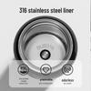Temake TW60206U01 Thermobecher mit Pop-Up-Deckel