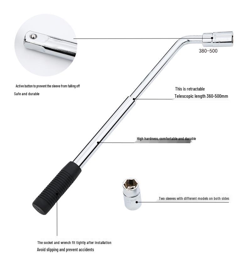 Sedan Lastik Değişimi İçin Kauçuk Pedli Tunaide El Kranklı Makaslı Araba Kriko