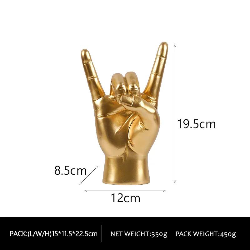 Aesthetic Luxury Figurines Hand Resin Creative Modern Accessories Kawaii Nordic Sculptures Original Valentines Day Gift Ornaments Room Decor