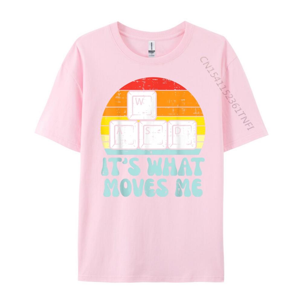 Wasd What Moves Me Pc Gaming Retro Gamer Men Boys Kids Teen Men Clothes Men Clothing Designer Oversized T Shirt