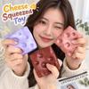 5cm Cheese Squeezed Toy Realistic Cheese Slow Rebound Toy Cheese Squishy Toy  Children's Gifts