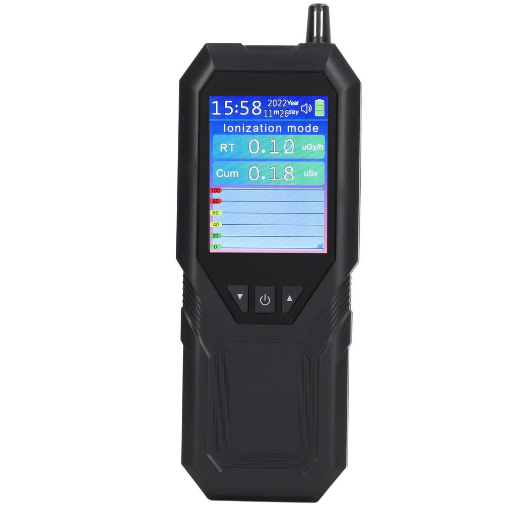 Radiation Detector Sensitive Professional Dosimeter Geiger Counter with Visual Audible Alarm