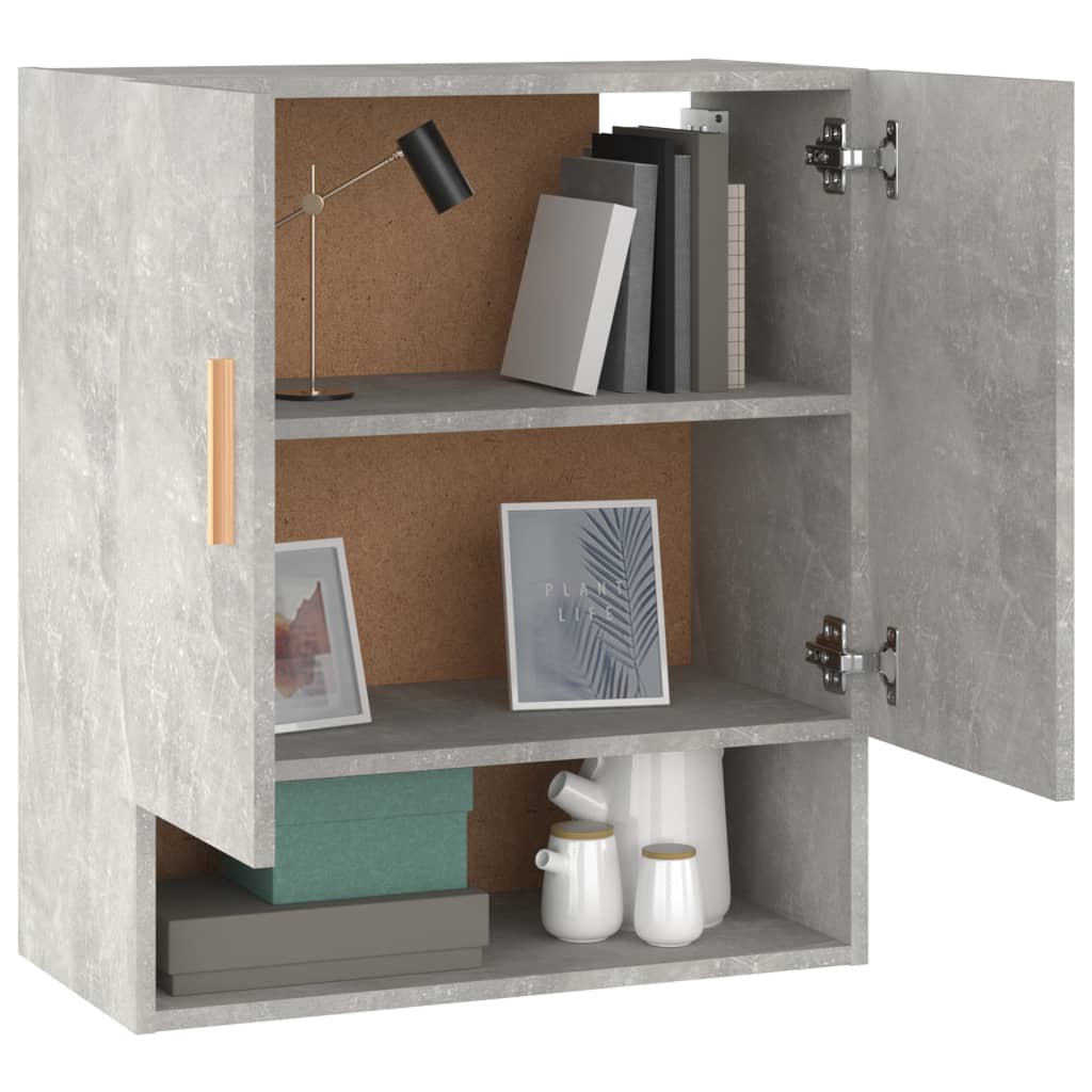 Vidaxl Wall Cabinet, Concrete Grey, 60X31X70 Cm