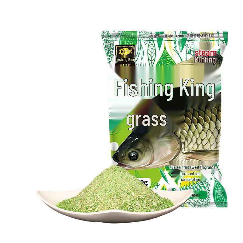 Set di Esca Universale per Orate e Carpe Fishing King - Formula Primavera Erba Verde