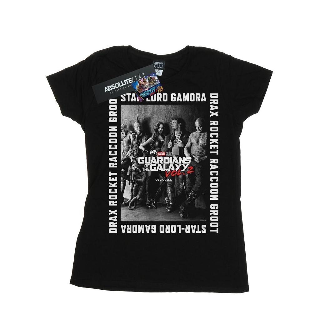 Marvel Womens/Ladies Guardians Of The Galaxy Framed Poster Cotton T-Shirt