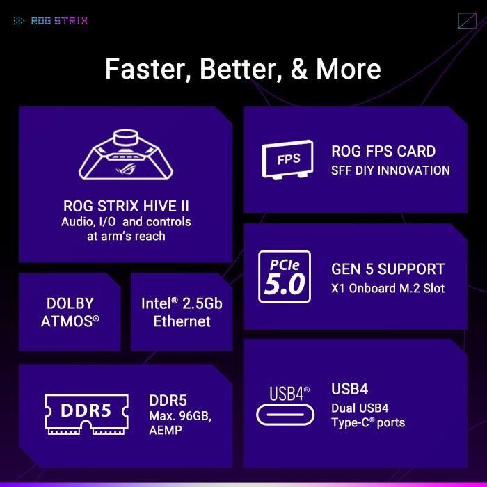 Carte mère - ASUS - STRIX X870-I GAMING WIFI