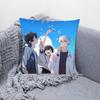 Anime Link Click Pillow Case Cushion Cover Soft Cute Throw Pillow Case For Car Sofa Pillowcase Polyester With Zipper
