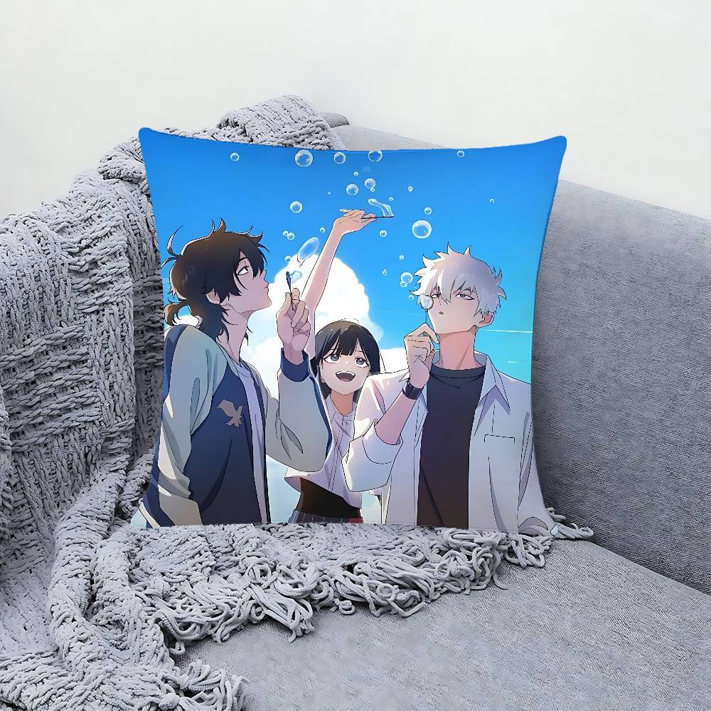 Anime Link Click Pillow Case Cushion Cover Soft Cute Throw Pillow Case For Car Sofa Pillowcase Polyester With Zipper