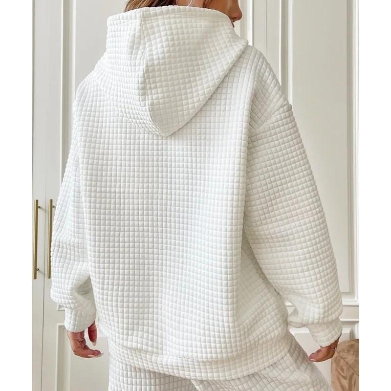 Women's Hoodie Loose Pullover Hooded Long Sleeved Hoodie Kangaroo Pocket Hoodie