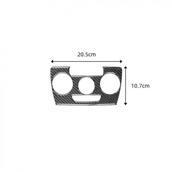 For Volkswagen Jetta 2011-2014 Carbon Fiber Center CD Control Panel Trim Cover
