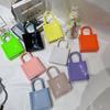 Summer Pvc Jelly Women'S Bag Fashion Rivet Small Square Bag Single Shoulder Oblique Span Wrist Bag