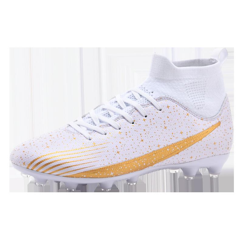 

Футбольные бутсы с высокими шипами, нескользящие, детские, взрослые, профессиональные, игровые, тренировочные, импортная торговля, 47, спортивная обувь большого размера 46