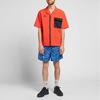 Nike ACG Mesh Breathable Pocket Short Sleeve Zip Shirt Men Tops Red CI0415-634