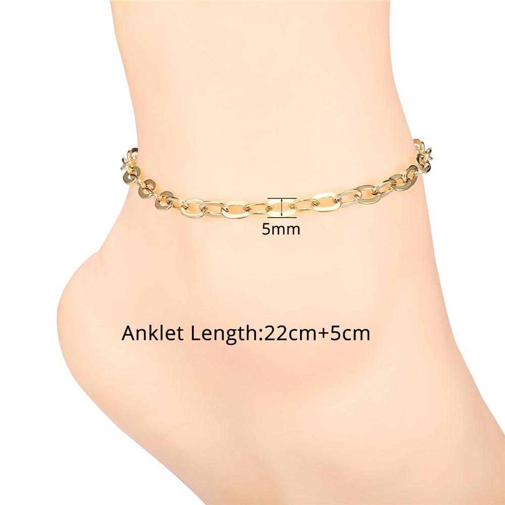 

Figaro Bead Chain Anklet for Women Girls Adjustable Summer Beach Chain Ankle Mother s Day Gifts Stainless Steel Not Allergic
