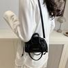 This Year's New Trendy Handbag Bag Women's 2025 Summer Versatile Fashion Bucket Bag Mini Drawstring Shoulder Messenger Bag