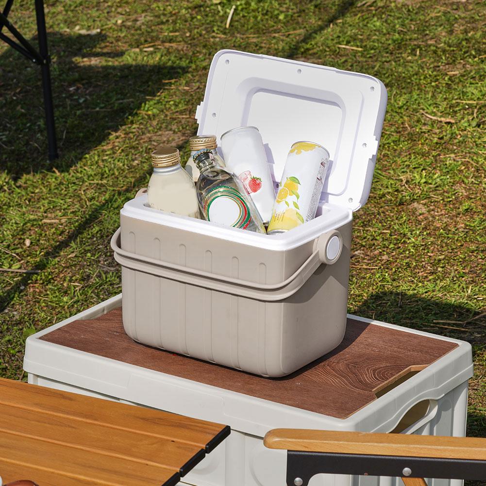 6/5L Cooler Box Portable Thermal Incubator Refrigerator Car Ice Chest Picnic Lunch Box Outdoor BBQ Camping Fishing Ice Case Box