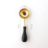1 Pcs Anti-Hot Sealing Wax Spoon Wood Handle Retro Wax Stamping Spoons Invitation Cards Decorative Stamps Craft
