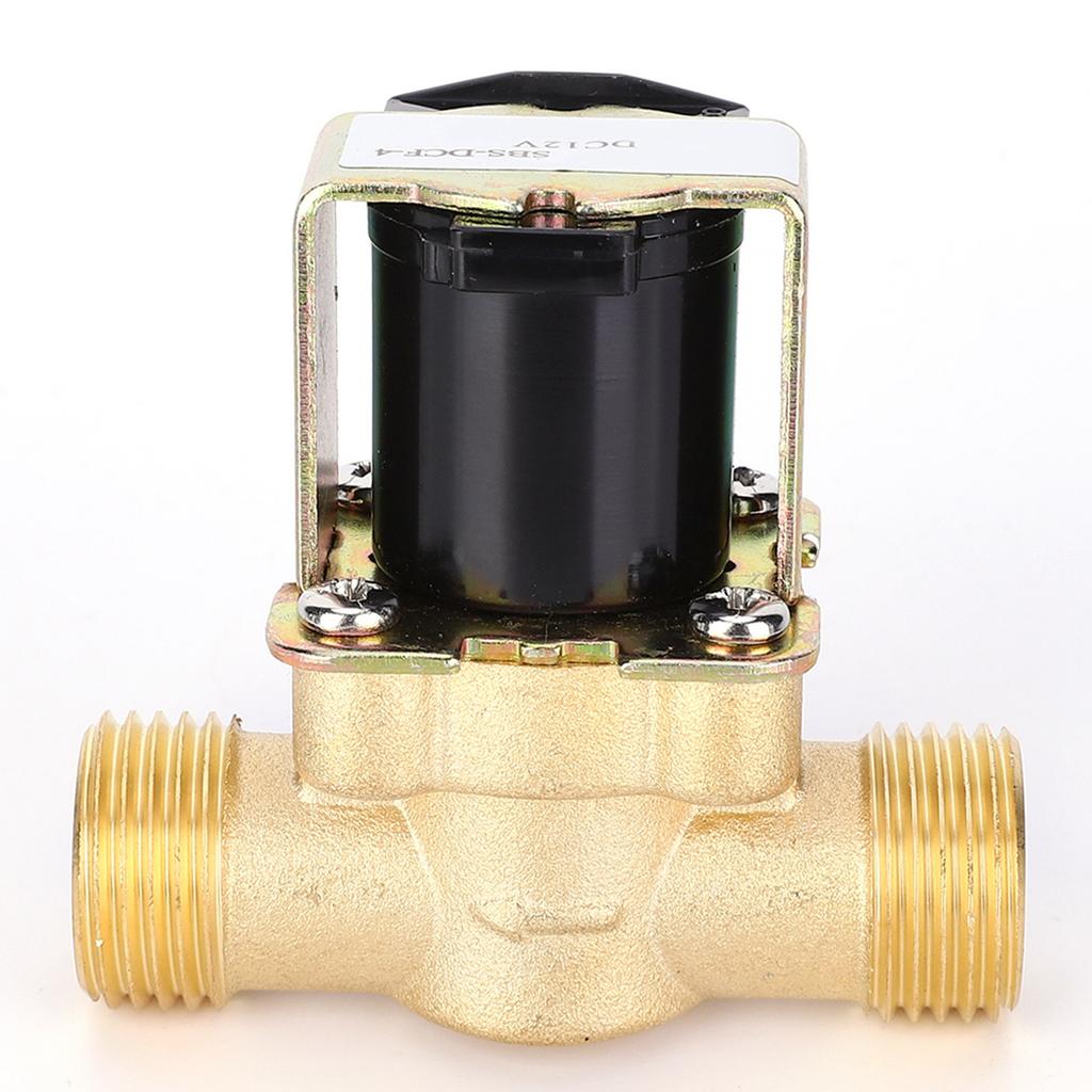 Solenoid Valve Copper Electromagnetic Valve Industrial Accessory 1 2 Inch for Solar Water HeatersDC 12V