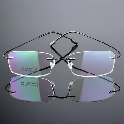 Ultralekkie Okulary do Czytania Bezramkowe z Pamięcią Tytanu TR90 Męskie Damskie Okulary Presbiopijne +1.0 +1.5 +2.0 do +3.5 +4.0