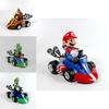 Geschenke Super Mario Kart Prinzessin Peach Pull-Back-Figur Auto PVC-Spielzeugsammlung mit zerlegbaren Gliedmaßen