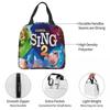 Movie Sing Insulated Lunch Bag for Women Office Cooler Thermal Food Box Tote Leakproof Lunch Boxes Container