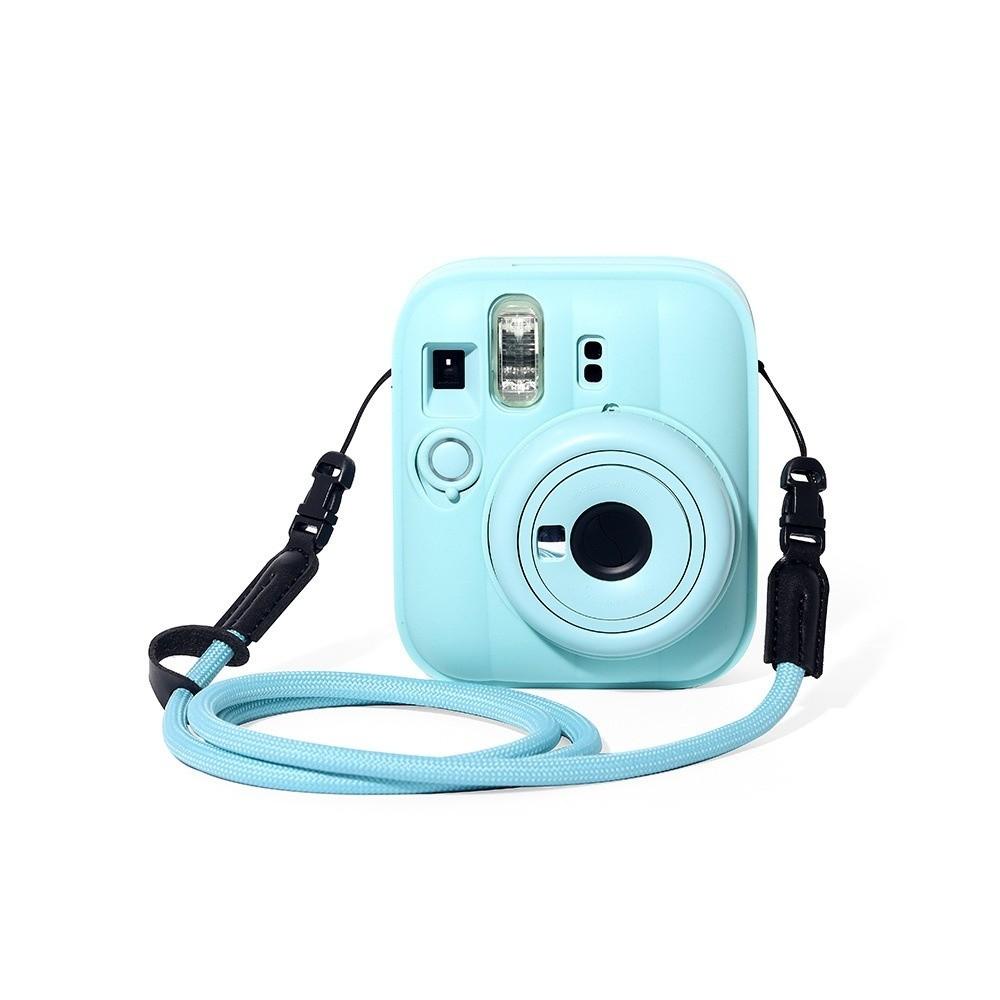 Med Rem Instantkamerafodral Silikonhölje Skyddande Omslag för Fujifilm Instax mini 13 Resa