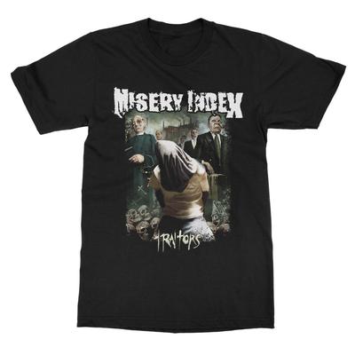 Misery Index Anti-Autoritäts-Thema Weiches Baumwoll-T-Shirt Atmungsaktiv 100% Baumwolle Unisex Lässiges Oberteil für Metal-Fans