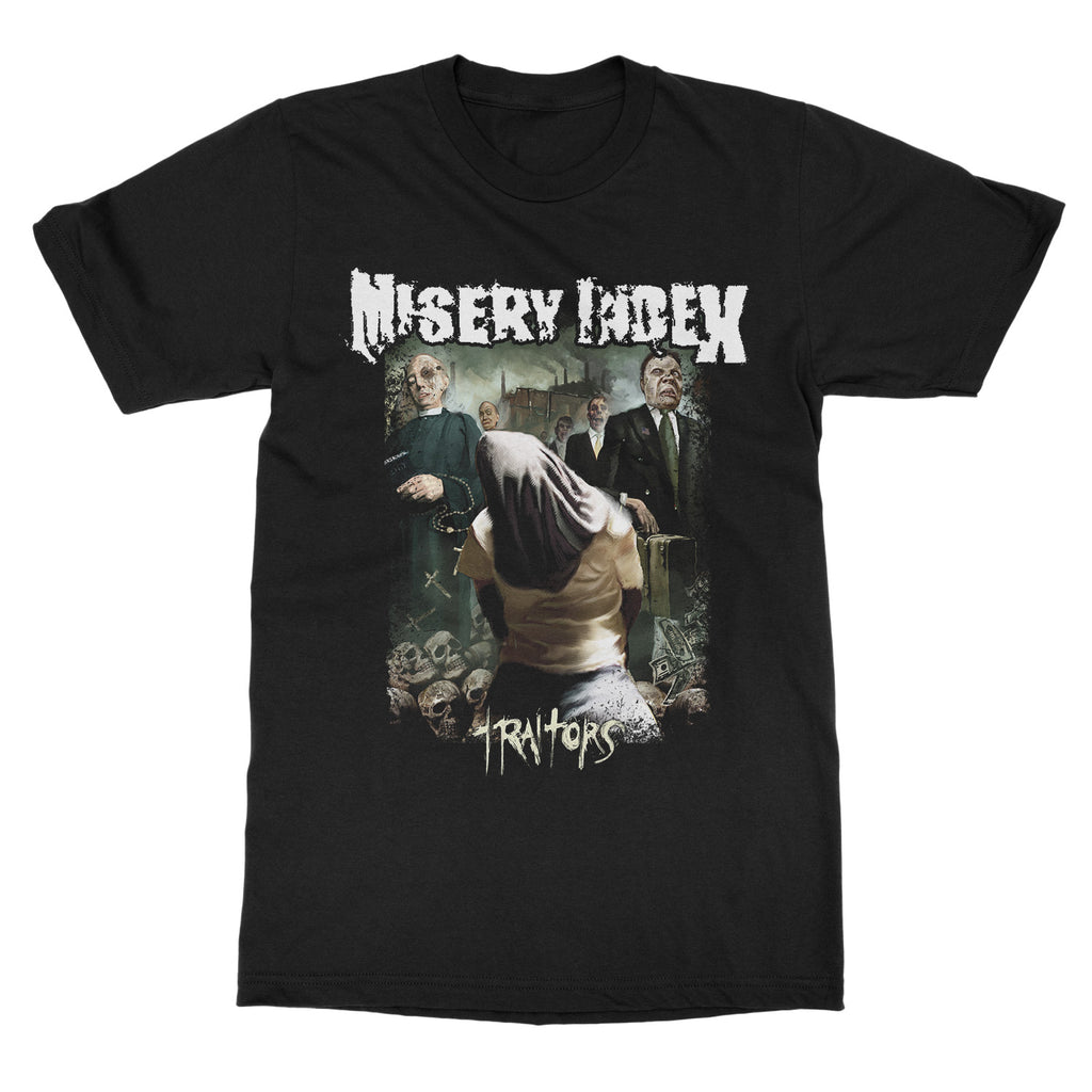 Misery Index Wenn Ruhm lockt Druck Baumwoll-T-Shirt Death Grindcore Metal Band Unisex Kurzarm-T-Shirt