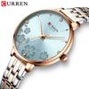 CURREN Steel Band New Small Dial Compact Women's Personality Watch Calendar Sports Watch