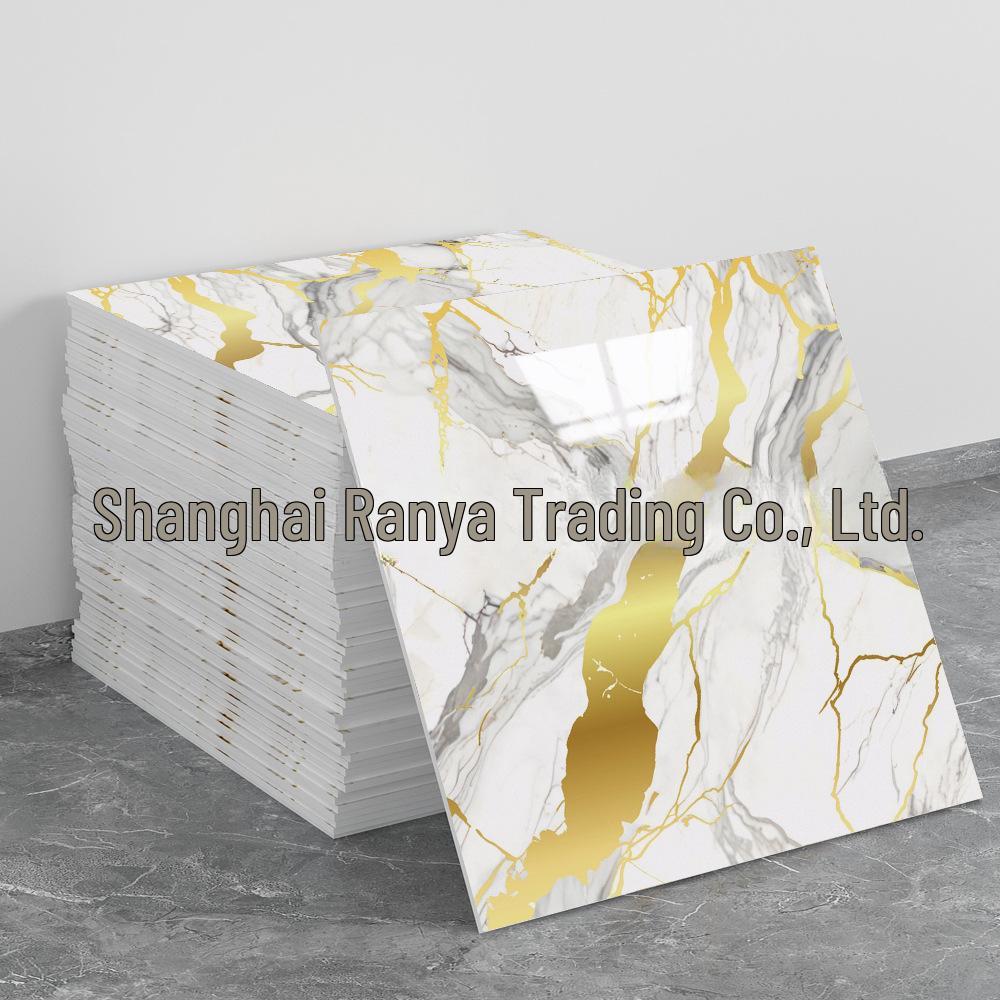 Fliesenimitat 3D Wandaufkleber: Selbstklebende Aluminium-Kunststoff-Paneele für Badezimmer- und Küchenrenovierung.