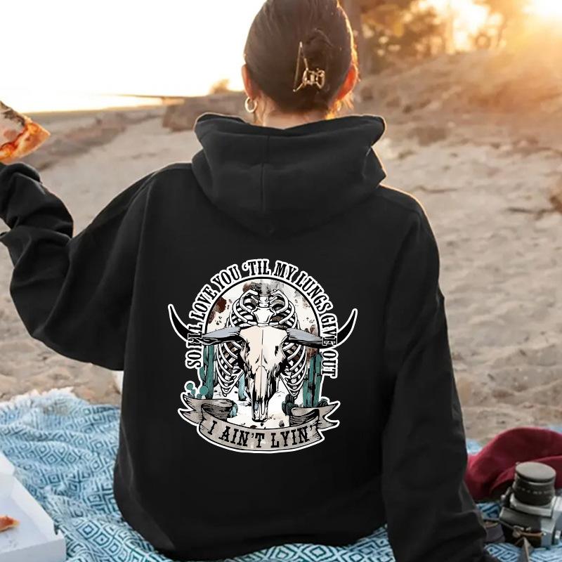 Осенне-зимний женский модный свитер с рукавами на плечах и принтом — фото 6