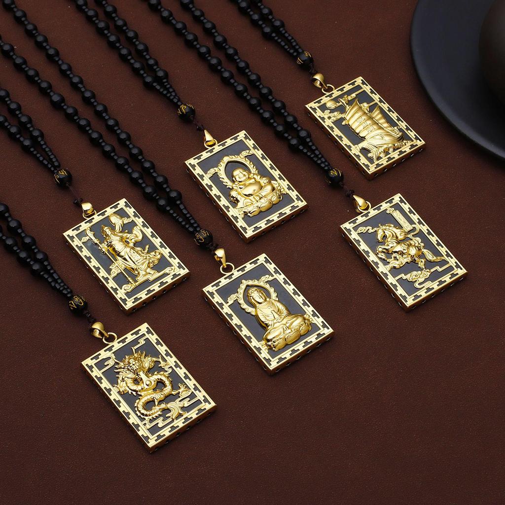 Elegant Natural Hetian Jade Necklace with Gold and Xiuyan Jade Pendant - A Fashionable and Timeless Gift for Women