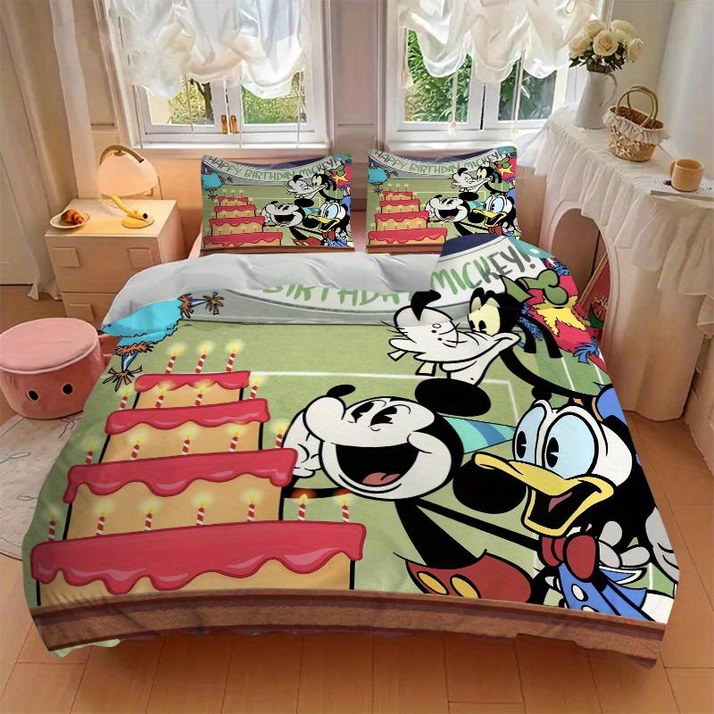 3pcs set Birthday, Celebration, Friends Bedding Set with Duvet Cover+Pillowcases, All-Season Polyester, Zipper Closure50