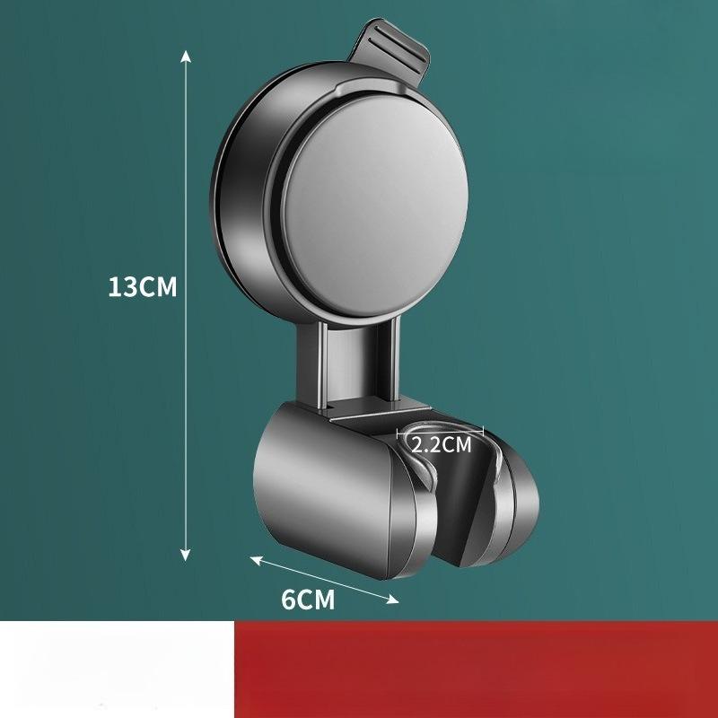 

1PC suction cup shower bracket household non-punching bathroom shower head hanging seat fixed artifact children s movable adjustment серый