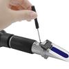 Handheld-Alkoholrefraktometer Zuckerwein-Konzentrationsmesser Dichtemesser 0-32% Alkohol Bier 0-32% Brix Trauben