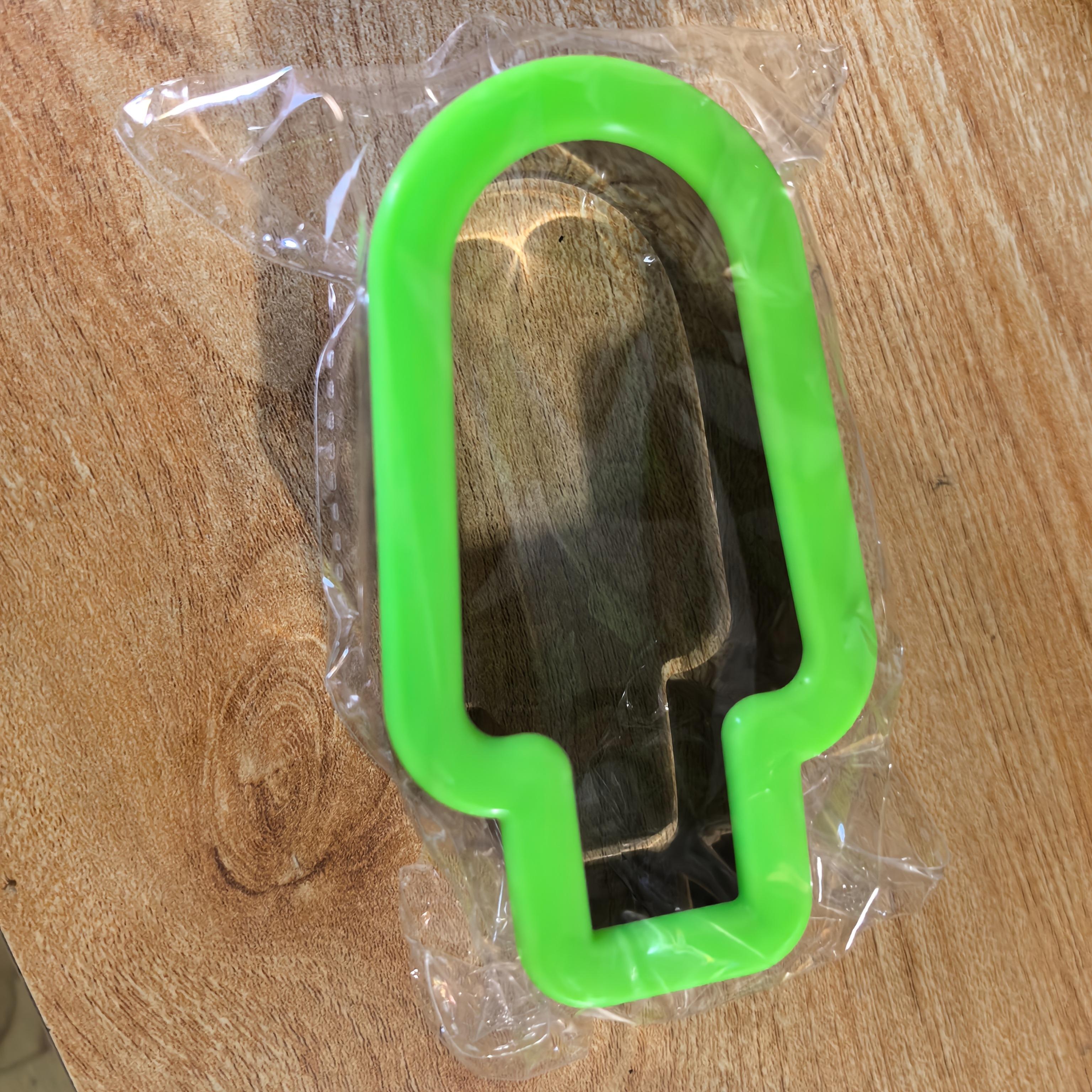1PC Stainless Steel Creative Watermelon Cutter Ice Cream Popsicle Modeling Mold Fruit Platter Watermelon Slices зелёный