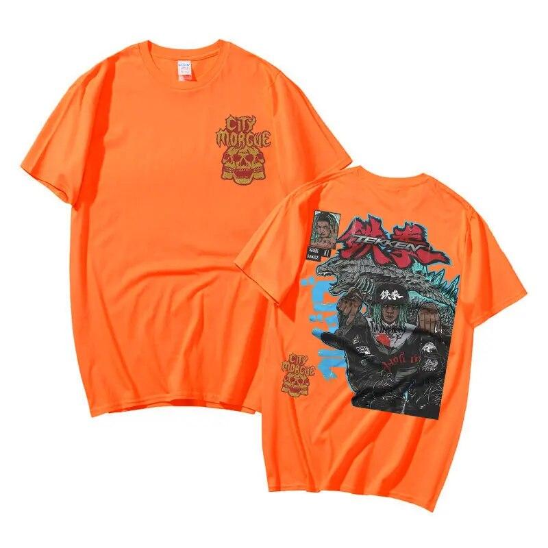 Premium Rapper City Morgue Zillakami Graphic Print Tshirt Male Vintage T-shirts High Quality Unisex Women Oversized Hip Hop T Shirt