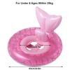 1Pcs Mermaid Swim Ring Inflatable Pool Float Swim Tube Swimming Seat Ring Summer Water Play Bathtub Pool Float