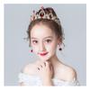 Children's Catwalk Crown Tiara Princess Korean Girl Children's Birthday Gift Hair Accessories Handmade Crown