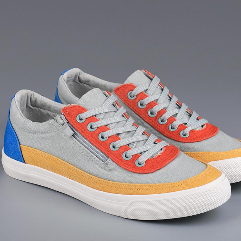 Brand Casual Shoes Men Canvas for Men Lightweight Leisure Shoes Classic Lace Up Men's Canvas Shoes