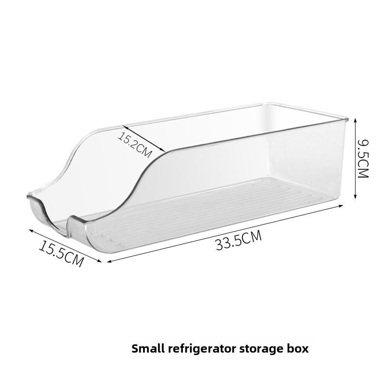 

Прозрачный большой ПЭТ контейнер для хранения в холодильнике для овощей и напитков Small Refrigerator Box