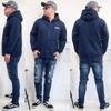 Herren Dickies Zip-Hoodie, Fleecegefüttert, Langarm, Größen M, L, XL, 10001730 (JP, Alphabet, L, Braun)