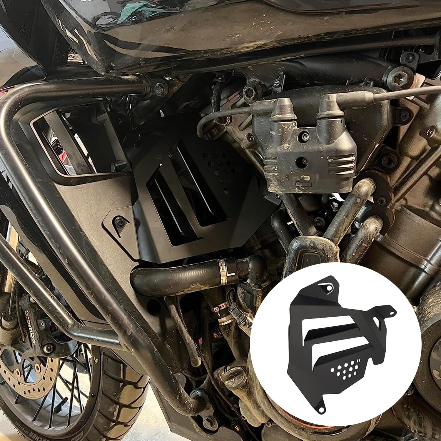 

Motorcycle Radiator Guard Engine Protector Infill Panel Replacement for RA1250 PA1250 RA1250S Pan America 1250 S Special 2021 2022 2023 2024 Left