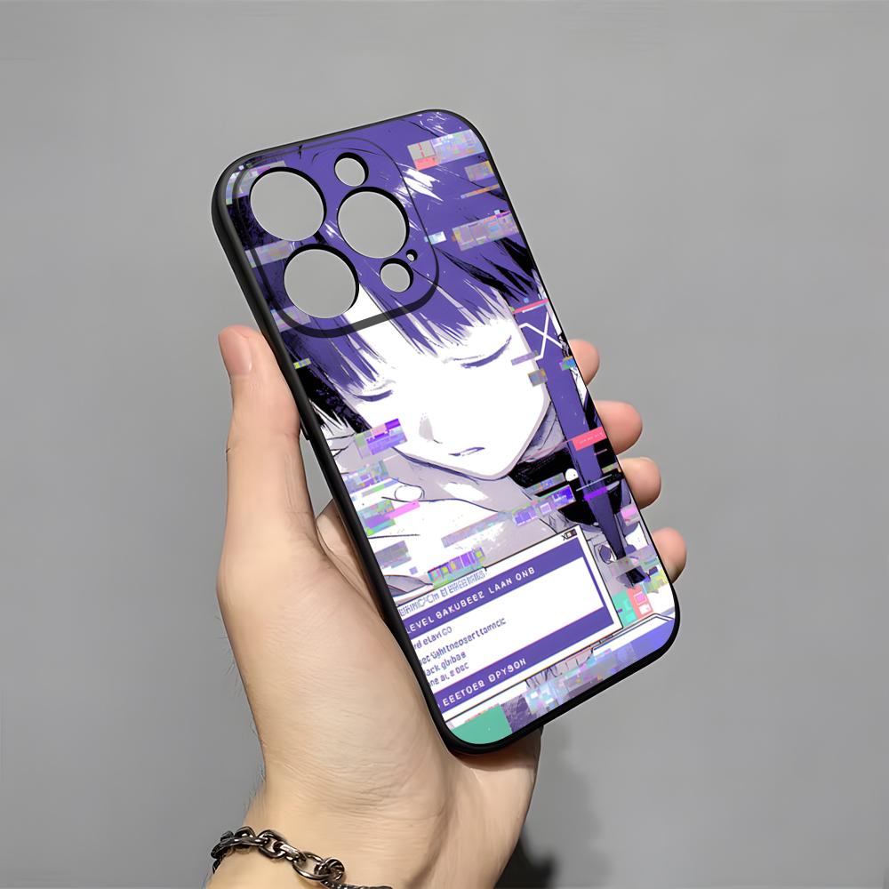 Serial Experiments Lain Phone Case For IPhone 17 Pro Max 16 15 14 Pro Max 13 11 X Xs Xr 8 7Plus Silicone Cover