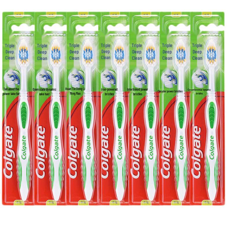 Colgate Triple Action Deep Clean Toothbrush (7-Pack)