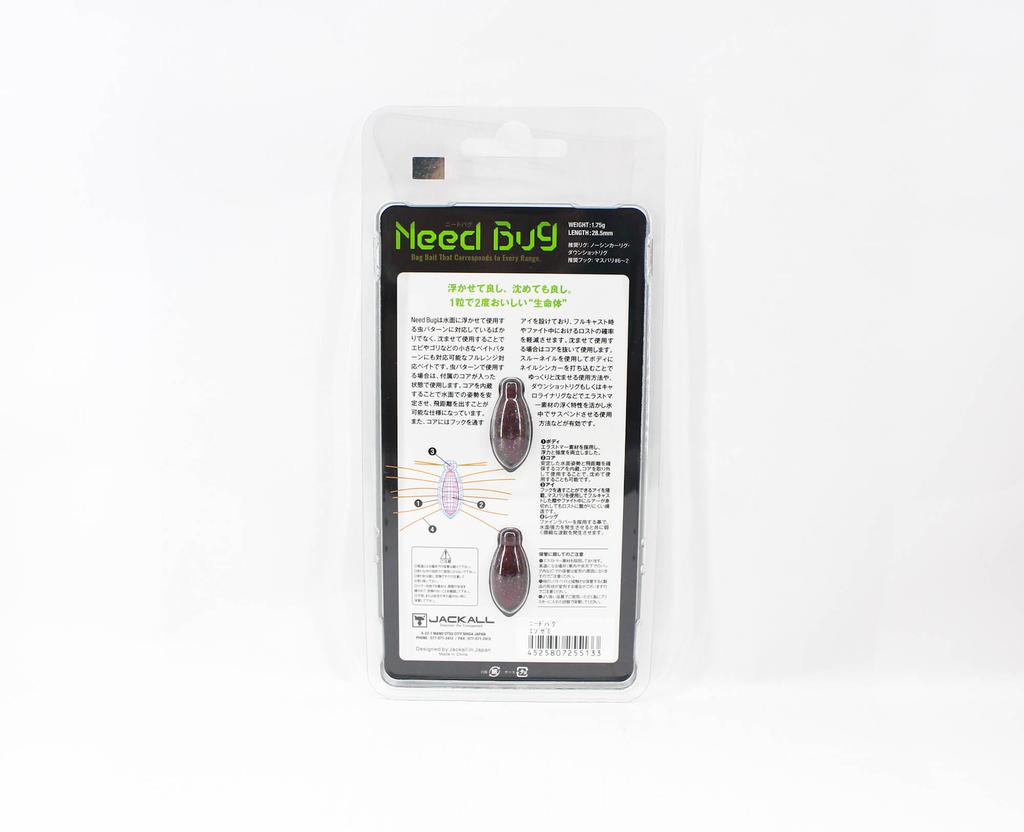 Jackall Need Bug 28.5mm Floating Lure Ezozemi (5133)