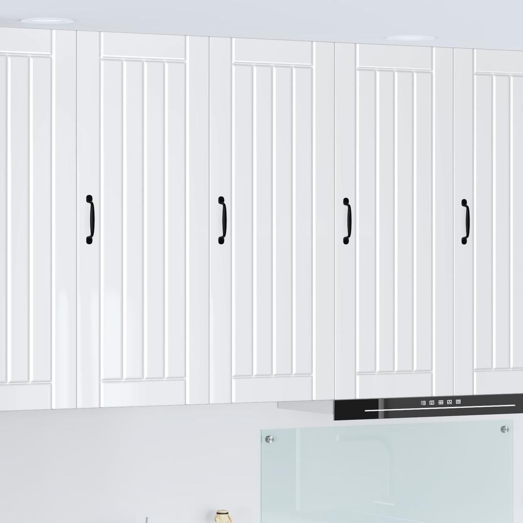 Wall Cabinet LUCCA Glossy White 40 X 31 X 100 Cm Particleboard